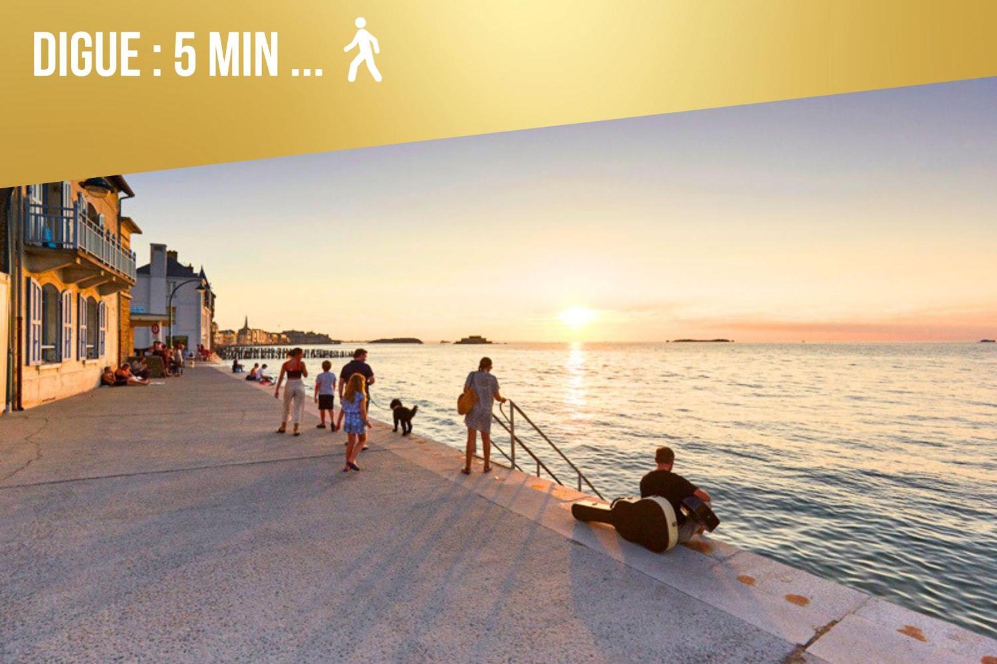 Allen - 2Min De La Plage Du Sillon Et Intra Saint-Malo Bagian luar foto